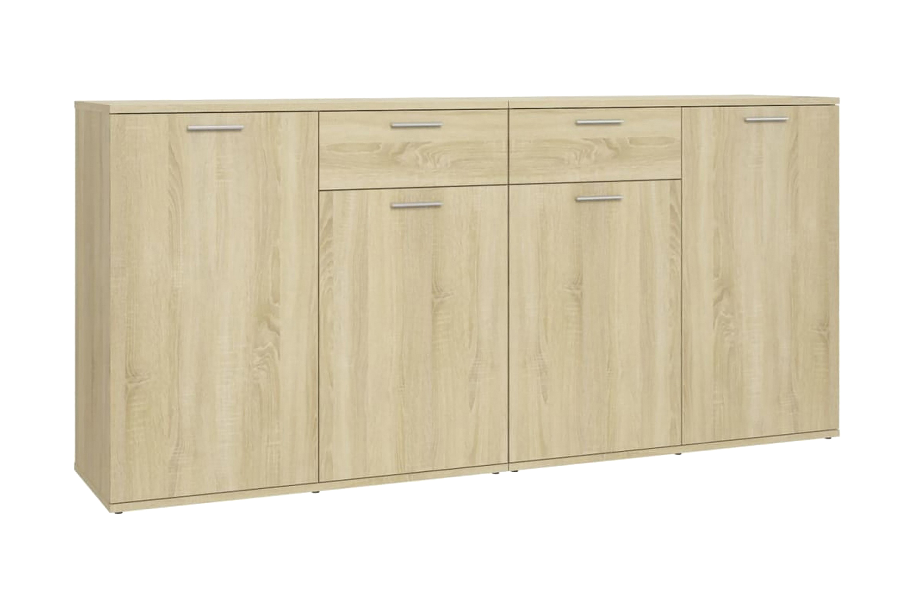 Skänk sonoma-ek 160x36x75 cm spånskiva – Brun