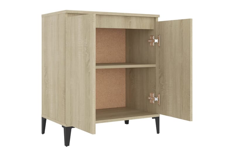 Skänk sonoma-ek 60x30x75 cm spånskiva - Ek - Förvaring - Förvaringsmöbler - Skänkar & sideboards