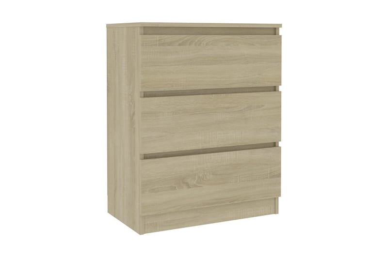 Skänk sonoma-ek 60x33,5x76 cm spånskiva - Brun - Förvaring - Förvaringsmöbler - Skänkar & sideboards