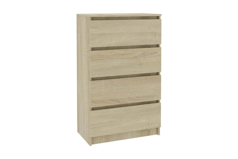 Skänk sonoma-ek 60x35x98,5 cm spånskiva - Brun - Förvaring - Förvaringsmöbler - Skänkar & sideboards