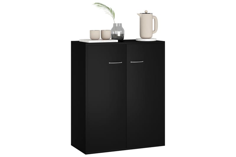 Skänk svart 60x30x75 cm spånskiva - Svart - Förvaring - Förvaringsmöbler - Skänkar & sideboards