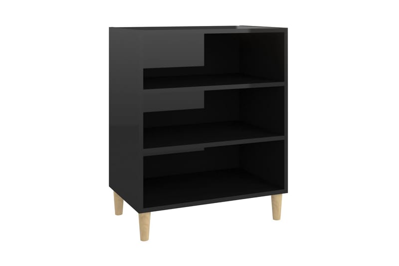 Skänk svart högglans 57x35x70 cm spånskiva - Svart - Förvaring - Förvaringsmöbler - Skänkar & sideboards