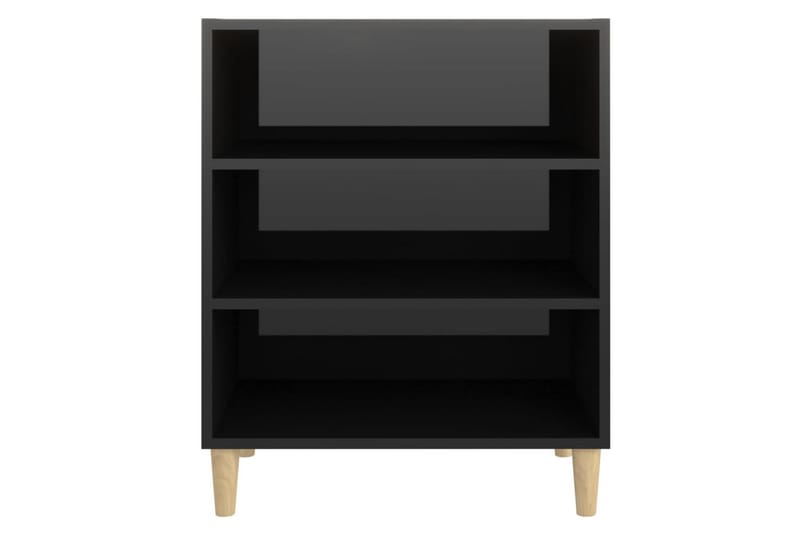 Skänk svart högglans 57x35x70 cm spånskiva - Svart - Förvaring - Förvaringsmöbler - Skänkar & sideboards