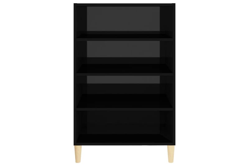 Skänk svart högglans 57x35x90 cm spånskiva - Svart - Förvaring - Förvaringsmöbler - Skänkar & sideboards