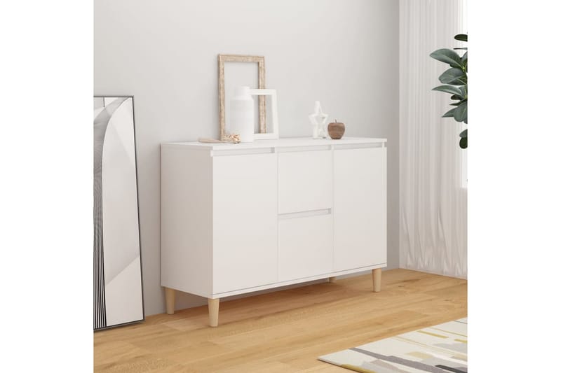 Skänk vit 103,5x35x70 cm spånskiva - Vit - Förvaring - Förvaringsmöbler - Skänkar & sideboards