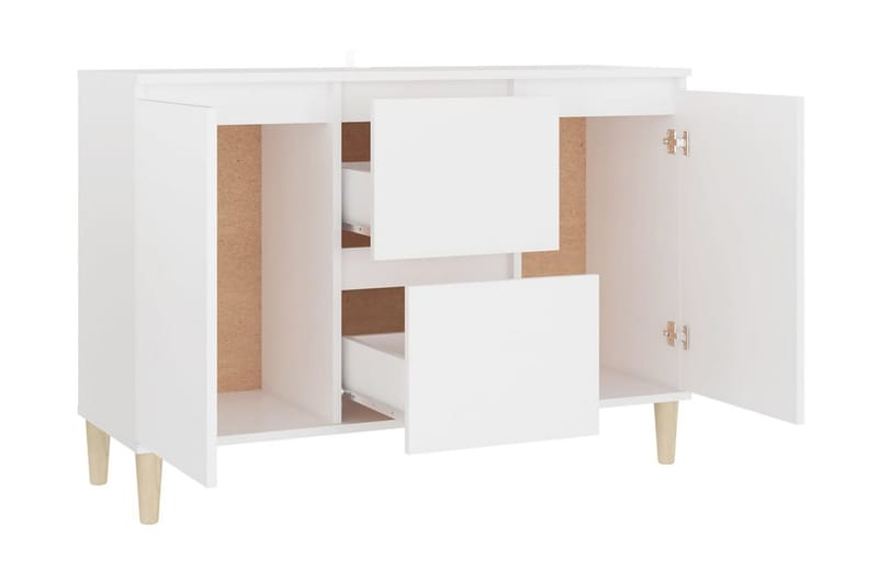 Skänk vit 103,5x35x70 cm spånskiva - Vit - Förvaring - Förvaringsmöbler - Skänkar & sideboards