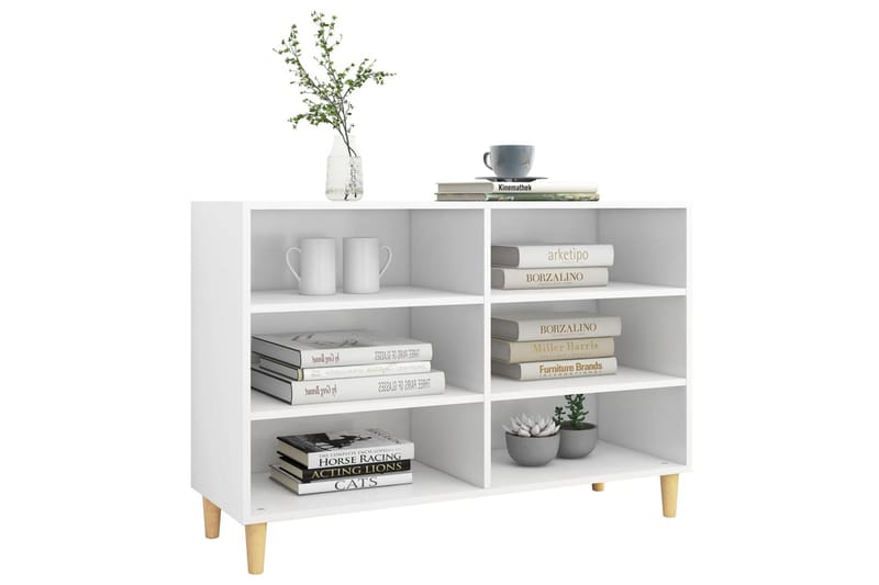 Skänk vit 103,5x35x70 cm spånskiva - Vit - Förvaring - Förvaringsmöbler - Skänkar & sideboards