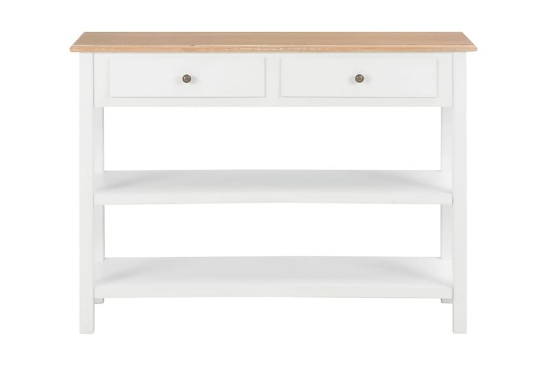 Skänk vit 110x35x80 cm MDF - Vit/Trä - Förvaring - Förvaringsmöbler - Skänkar & sideboards