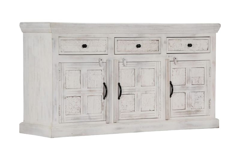 Skänk vit 140x40x74 cm massivt mangoträ - Vit - Förvaring - Förvaringsmöbler - Skänkar & sideboards