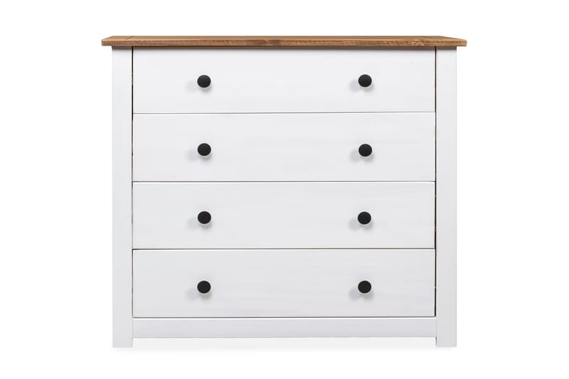 Skänk vit 80x40x73 cm furu Panama - Vit - Förvaring - Förvaringsmöbler - Skänkar & sideboards