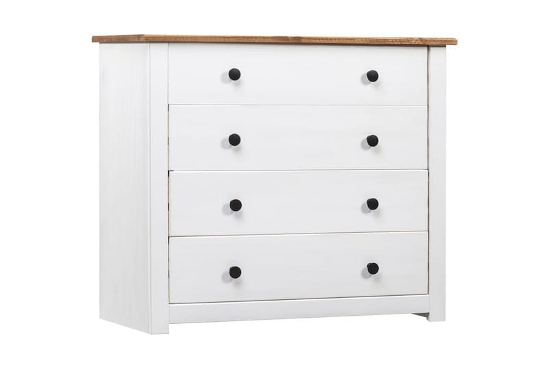 Skänk vit 80x40x73 cm furu Panama - Vit - Förvaring - Förvaringsmöbler - Skänkar & sideboards