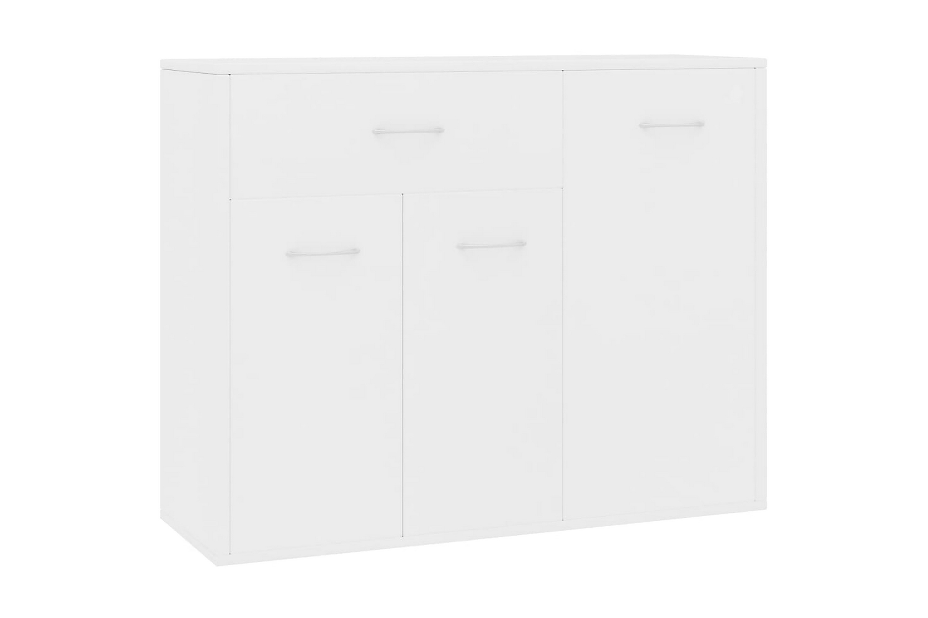 Be Basic Skänk vit 88x30x70 cm spånskiva – Vit