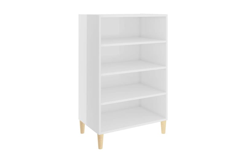 Skänk vit högglans 57x35x90 cm spånskiva - Vit - Förvaring - Förvaringsmöbler - Skänkar & sideboards