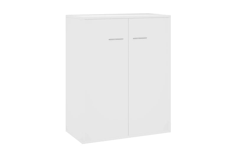 Skänk vit högglans 60x30x75 cm spånskiva - Vit - Förvaring - Förvaringsmöbler - Skänkar & sideboards