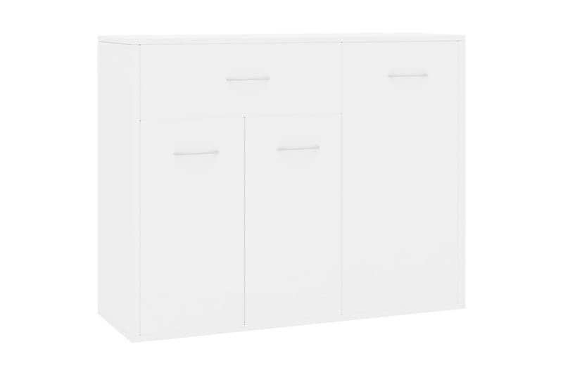 Skänk vit högglans 88x30x70 cm spånskiva - Vit högglans - Förvaring - Förvaringsmöbler - Skänkar & sideboards