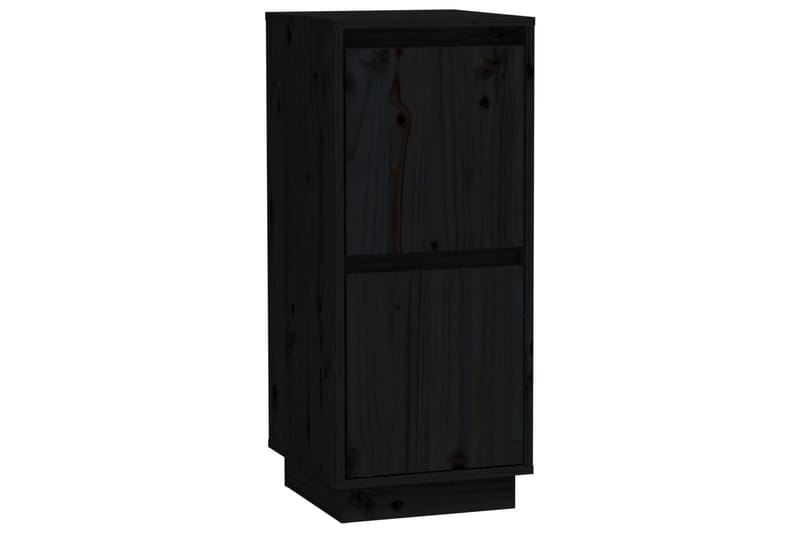 Skänkar 2 st svart 31,5x34x75 cm massiv furu - Svart - Förvaring - Förvaringsmöbler - Skänkar & sideboards