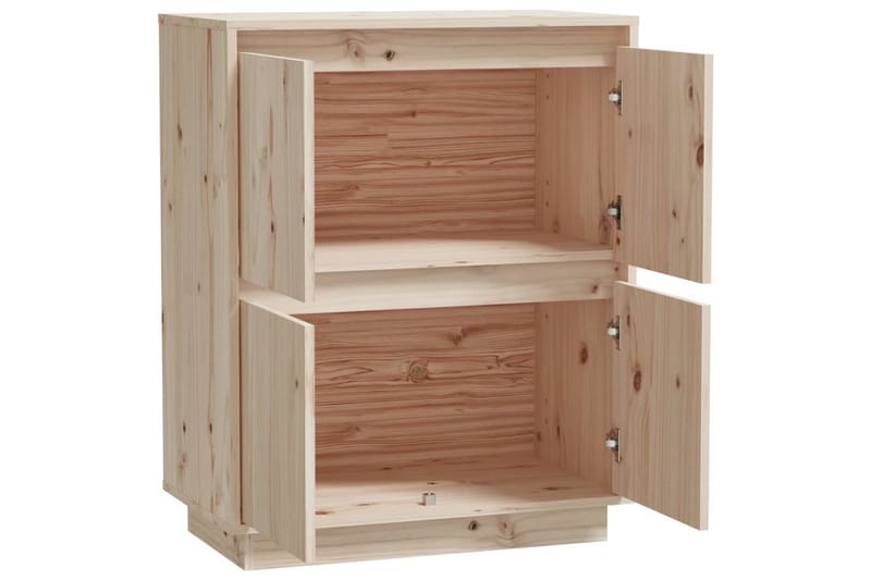 Skänk 60x34x75 cm massiv furu - Brun - Förvaring - Förvaringsmöbler - Skänkar & sideboards