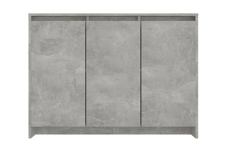 Skänk betonggrå 102x33x75 cm spånskiva - Betonggrå - Förvaring - Förvaringsmöbler - Skänkar & sideboards