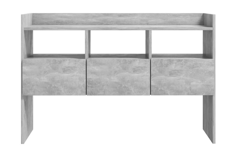 Skänk betonggrå 105x30x70 cm spånskiva - Grå - Förvaring - Förvaringsmöbler - Skänkar & sideboards