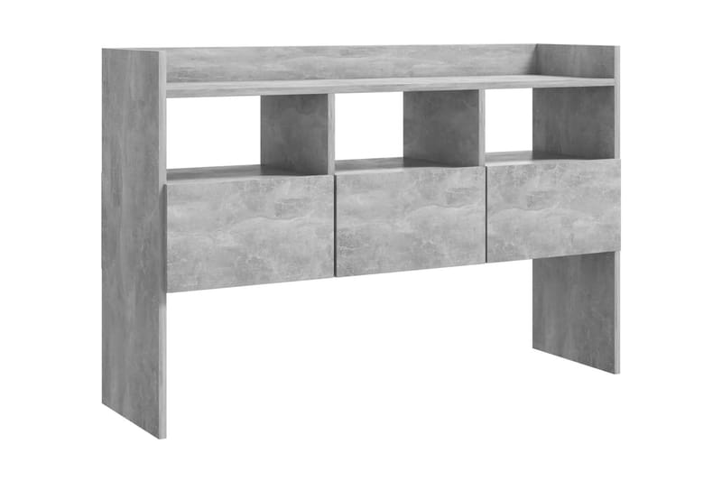 Skänk betonggrå 105x30x70 cm spånskiva - Grå - Förvaring - Förvaringsmöbler - Skänkar & sideboards