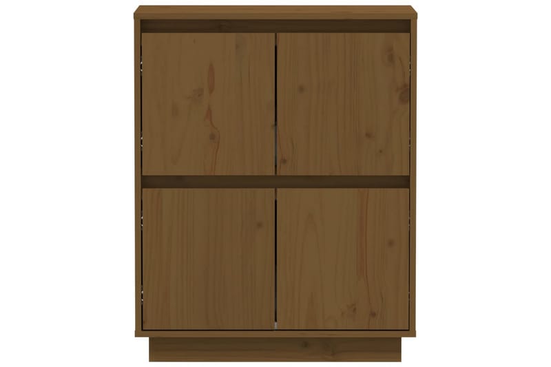 Skänk honungsbrun 60x34x75 cm massiv furu - Brun - Förvaring - Förvaringsmöbler - Skänkar & sideboards