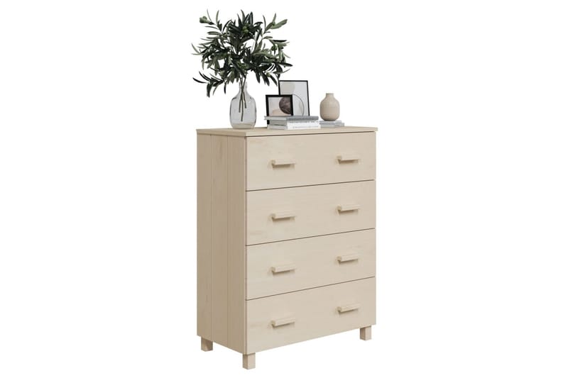 Skänk honungsbrun 79x40x103,5 cm massiv furu - Honung - Förvaring - Förvaringsmöbler - Skänkar & sideboards