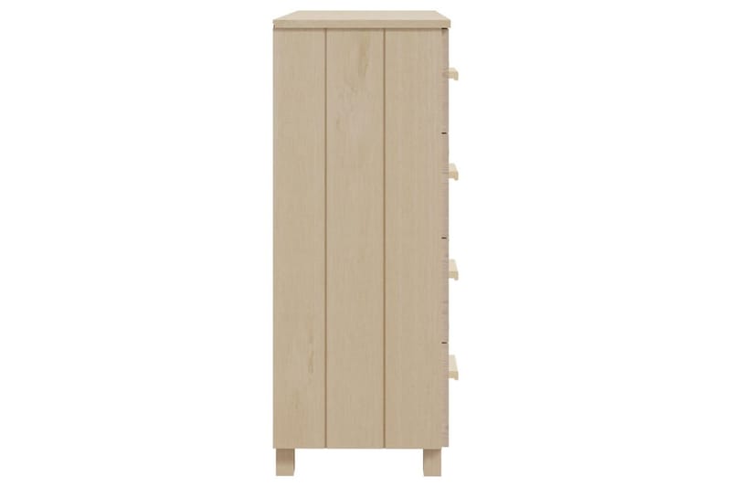 Skänk honungsbrun 79x40x103,5 cm massiv furu - Honung - Förvaring - Förvaringsmöbler - Skänkar & sideboards