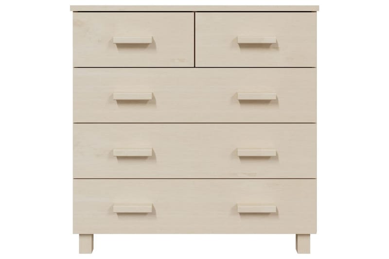 Skänk honungsbrun 79x40x80 cm massiv furu - Honung - Förvaring - Förvaringsmöbler - Skänkar & sideboards