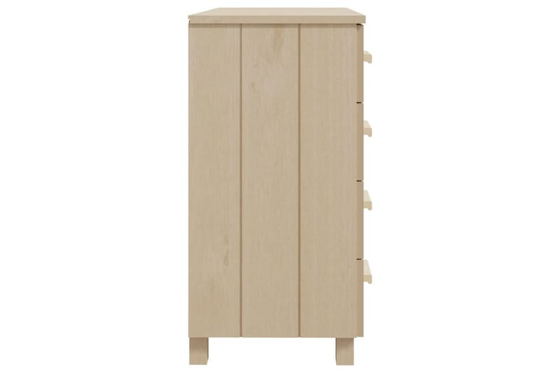 Skänk honungsbrun 79x40x80 cm massiv furu - Honung - Förvaring - Förvaringsmöbler - Skänkar & sideboards