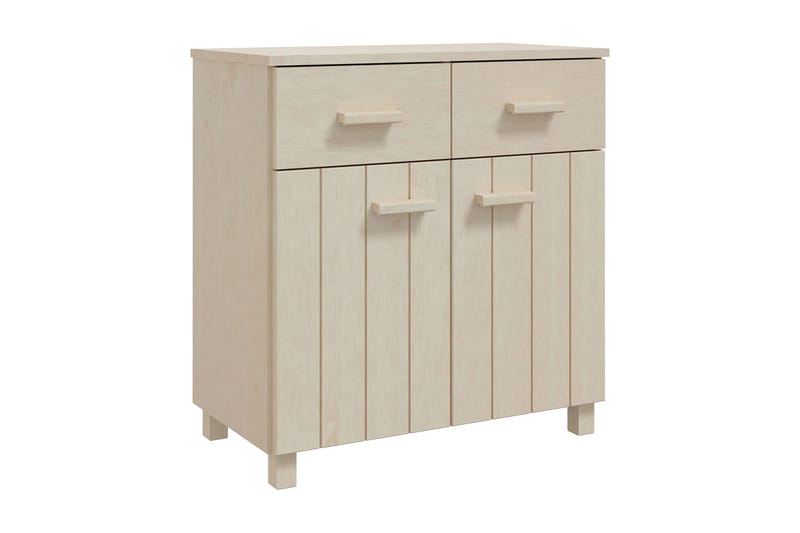 Skänk honungsbrun 79x40x80 cm massiv furu - Honung - Förvaring - Förvaringsmöbler - Skänkar & sideboards