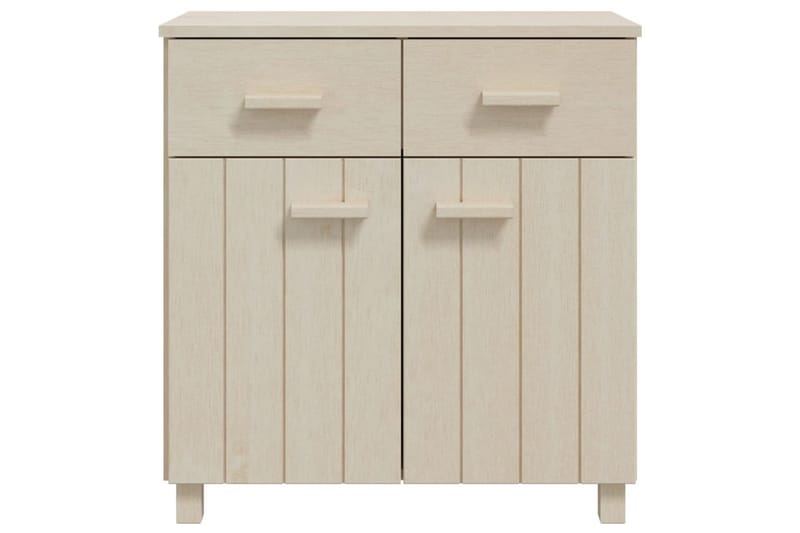 Skänk honungsbrun 79x40x80 cm massiv furu - Honung - Förvaring - Förvaringsmöbler - Skänkar & sideboards