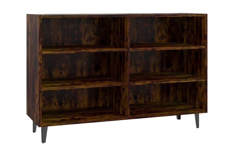 Skänk rökfärgad ek 103,5x35x70 cm spånskiva - Rökfärgad ek - Förvaring - Förvaringsmöbler - Skänkar & sideboards