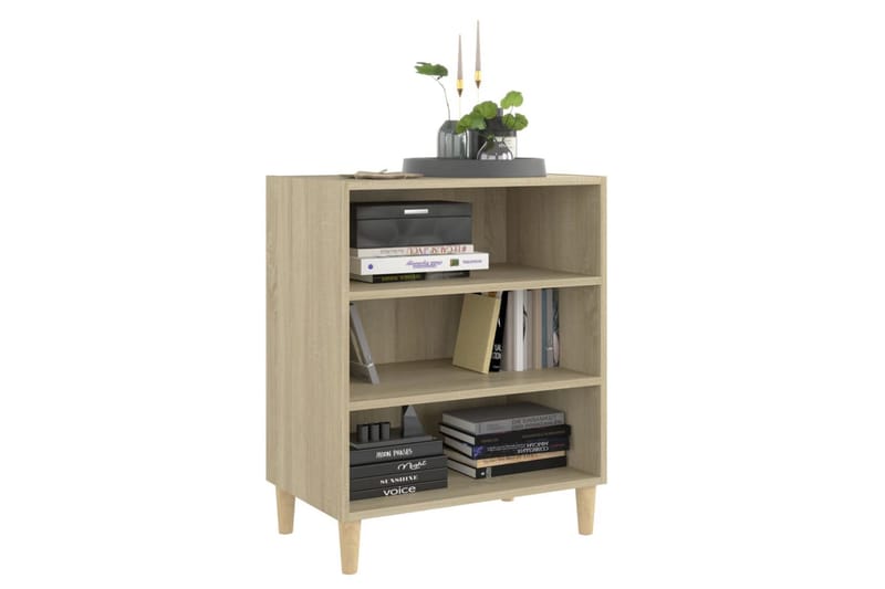 Skänk somoma-ek 57x35x70 cm spånskiva - Brun - Förvaring - Förvaringsmöbler - Skänkar & sideboards