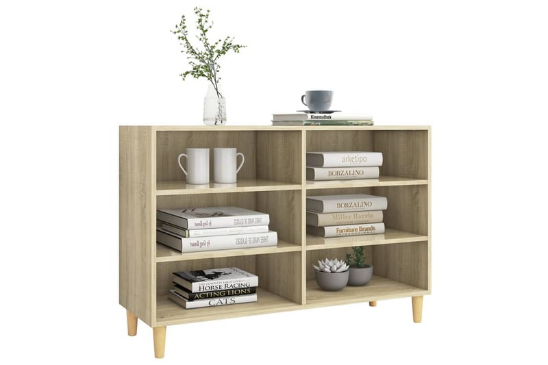 Skänk sonoma-ek 103,5x35x70 cm spånskiva - Ek - Förvaring - Förvaringsmöbler - Skänkar & sideboards