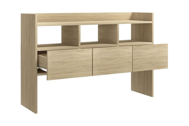 Skänk sonoma-ek 105x30x70 cm spånskiva - Brun - Förvaring - Förvaringsmöbler - Skänkar & sideboards