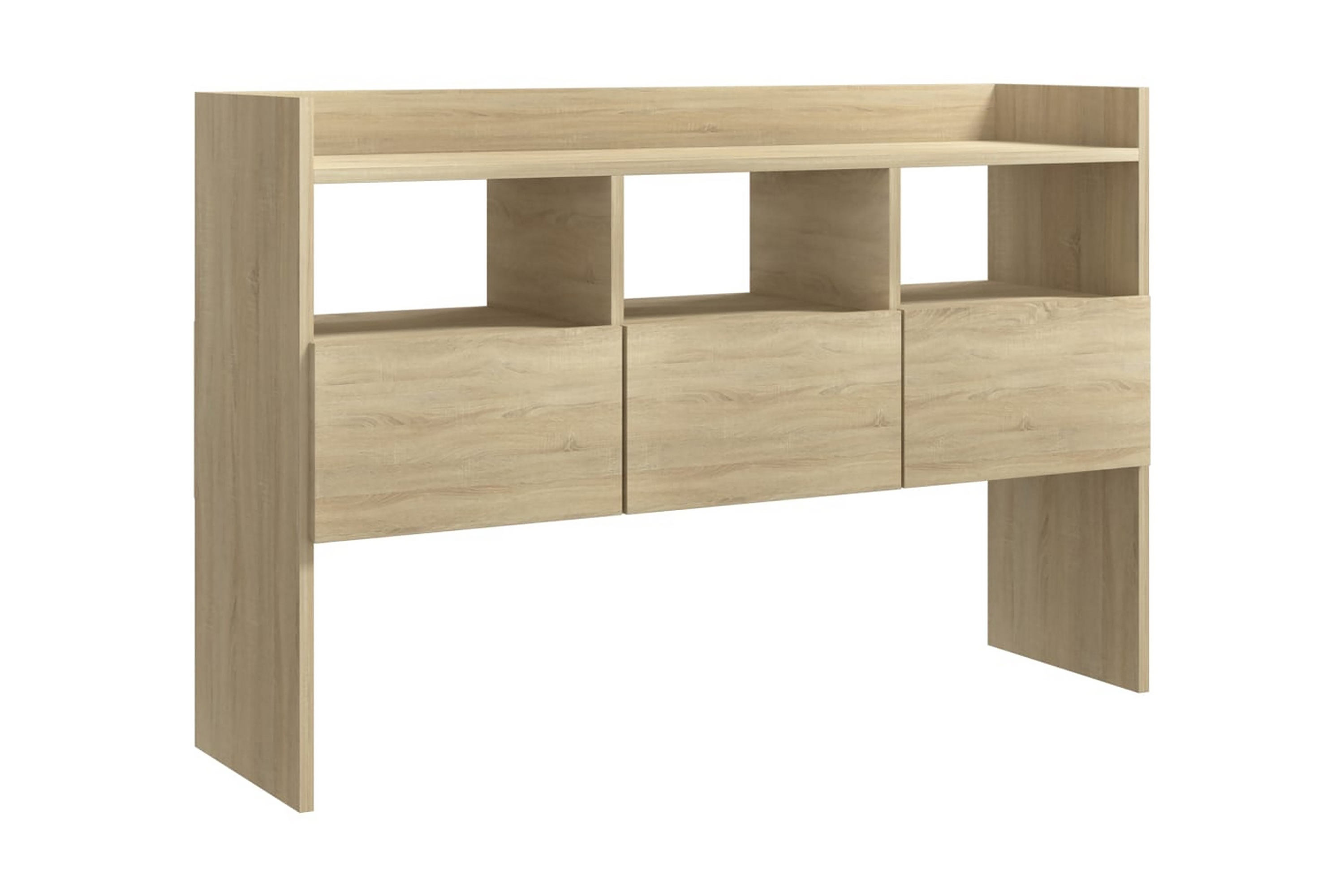 Skänk sonoma-ek 105x30x70 cm spånskiva – Brun