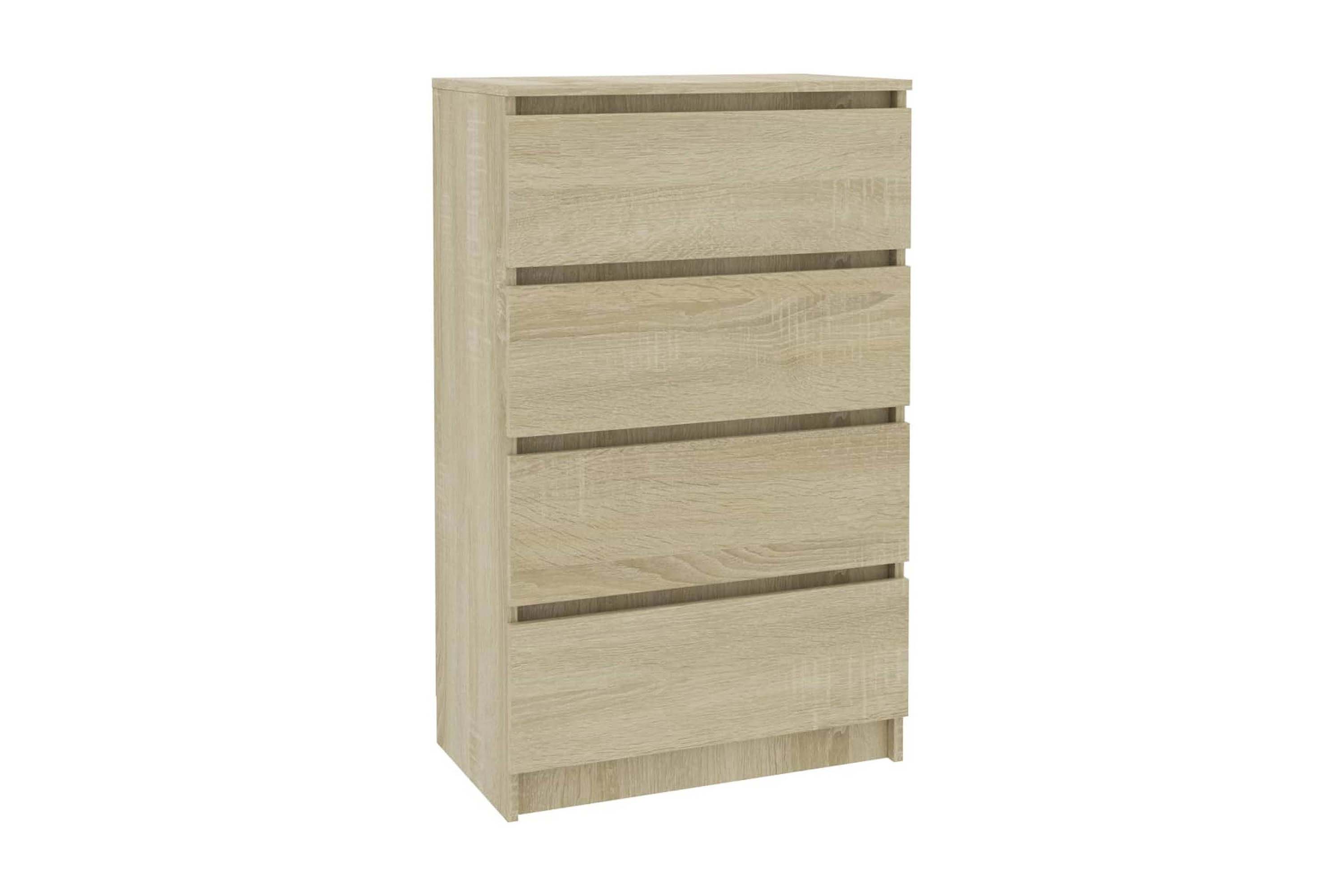 Skänk sonoma-ek 60x35x98,5 cm spånskiva – Brun