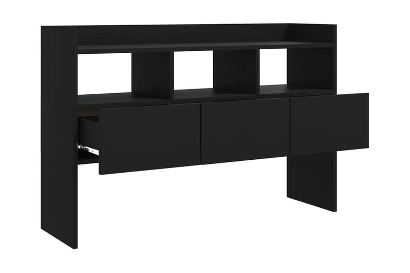 Skänk svart 105x30x70 cm spånskiva - Svart - Förvaring - Förvaringsmöbler - Skänkar & sideboards