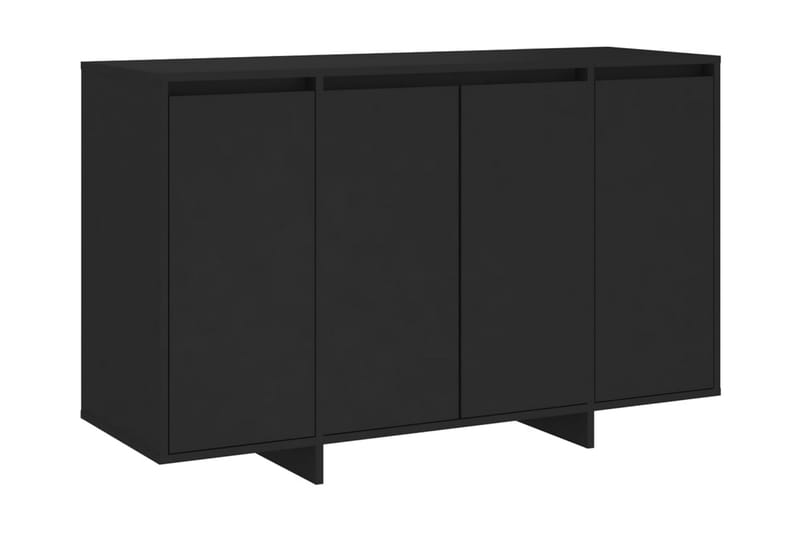 Skänk svart 120x41x75 cm spånskiva - Svart - Förvaring - Förvaringsmöbler - Skänkar & sideboards