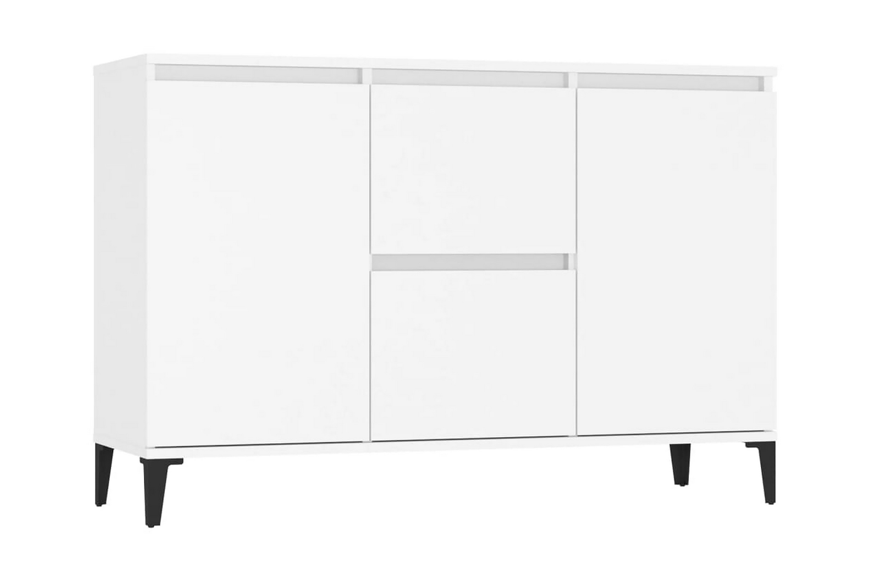 Be Basic Skänk vit 104x35x70 cm spånskiva – Vit