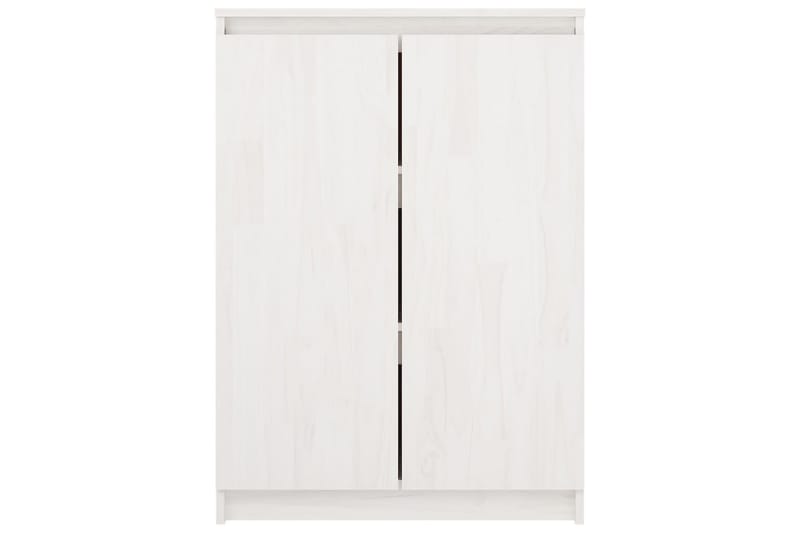 Skänk vit 60x36x84 cm massivt furuträ - Vit - Förvaring - Förvaringsmöbler - Skänkar & sideboards