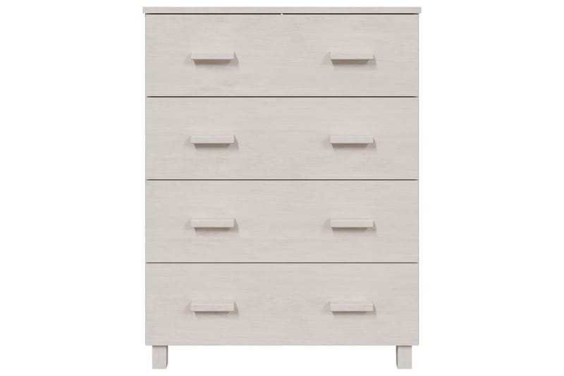 Skänk vit 79x40x103,5 cm massiv furu - Vit - Förvaring - Förvaringsmöbler - Skänkar & sideboards