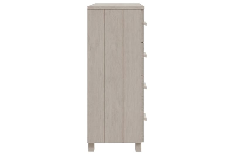 Skänk vit 79x40x103,5 cm massiv furu - Vit - Förvaring - Förvaringsmöbler - Skänkar & sideboards