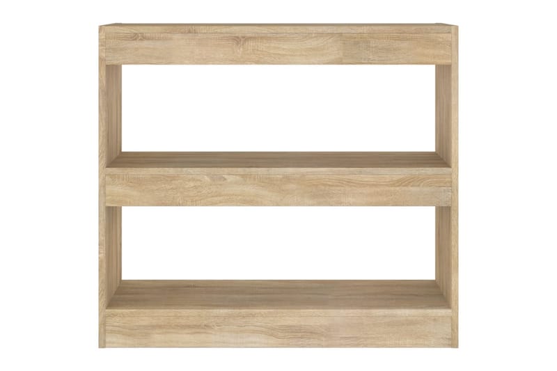 beBasic Bokhylla/Rumsavdelare sonoma-ek 80x30x72 cm - Förvaring - Hyllor - Bokhylla