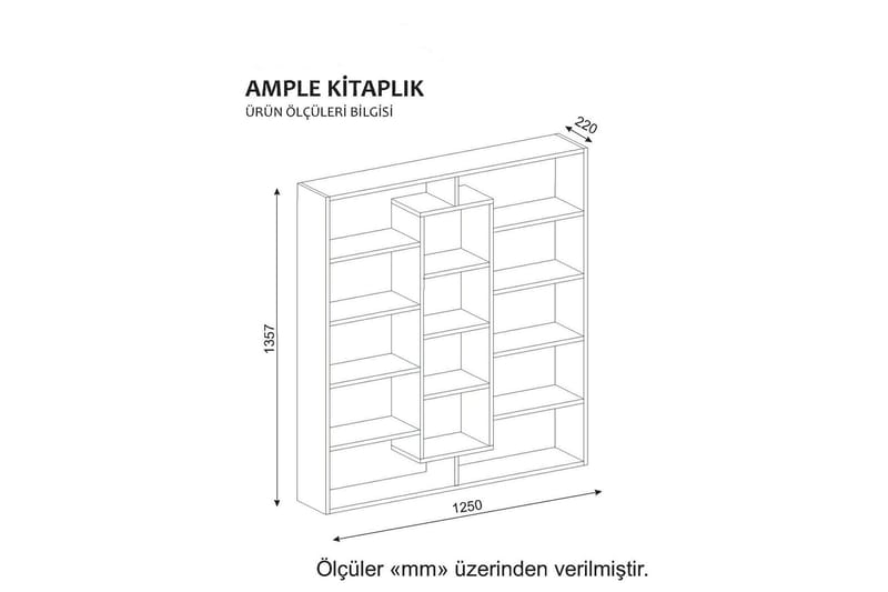 CINDAILE Bokhylla Vit - Vit - Förvaring - Hyllor - Bokhylla