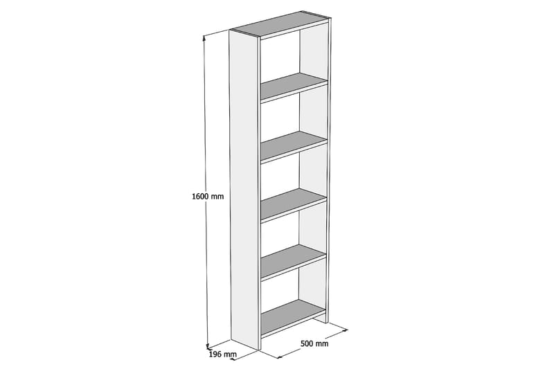 TALERYD Bokhylla 50 cm Vit - Förvaring - Hyllor - Bokhylla