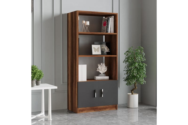 WYLLAM Bokhylla 38x64 cm Teak/Antracit - Förvaring - Hyllor - Bokhylla