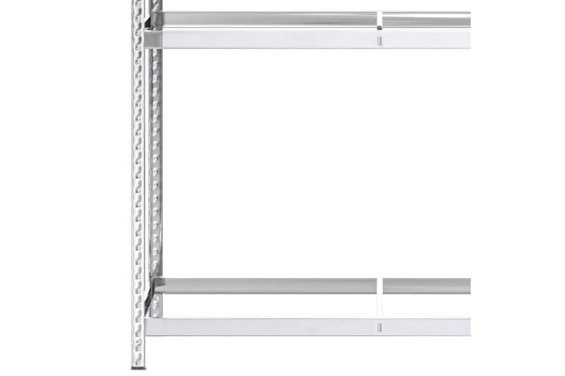 beBasic Däckställ 2 hyllplan silver 110x40x180 cm stål - Förvaring - Hyllor - Förvaringshylla - Lagerhylla