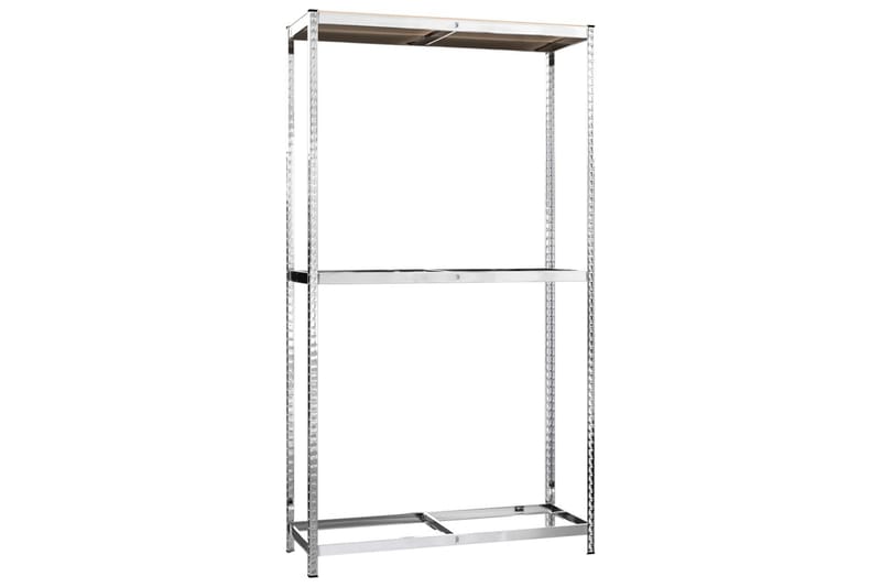 beBasic Däckställ 2 hyllplan silver 4 st 110x40x180 cm stål - Förvaring - Hyllor - Förvaringshylla - Lagerhylla