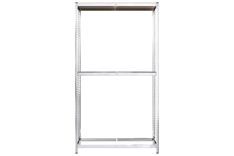 beBasic Däckställ 2 hyllplan silver 4 st 110x40x180 cm stål - Förvaring - Hyllor - Förvaringshylla - Lagerhylla